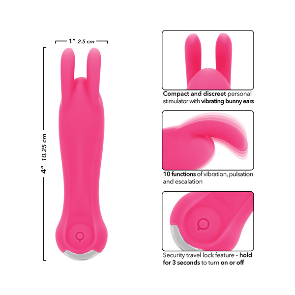 Kyst Bunny Stimulator w-Bunny Ears - Pink - Image 3