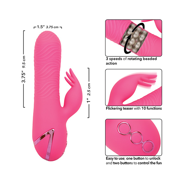 California Dreaming Sacramento Sweetie Vibrator & Rotating Stimulator - Image 2