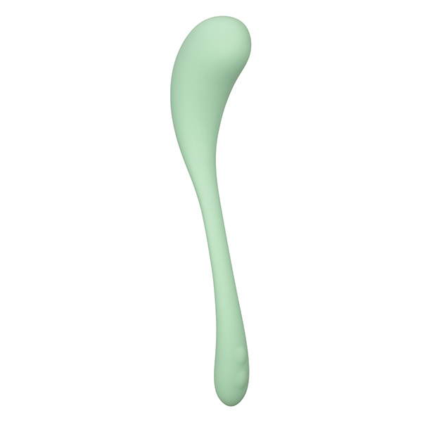 Elle Liquid Silicone Wand - Green - Image 2