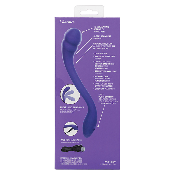 Pretty Little Wands Charmer Massager - Purple - Image 5