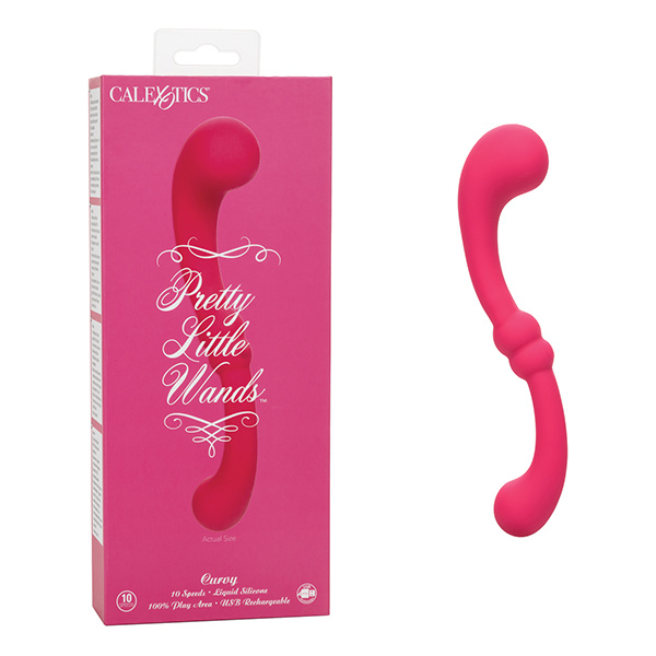 Pretty Little Wands Curvy Massager - Pink