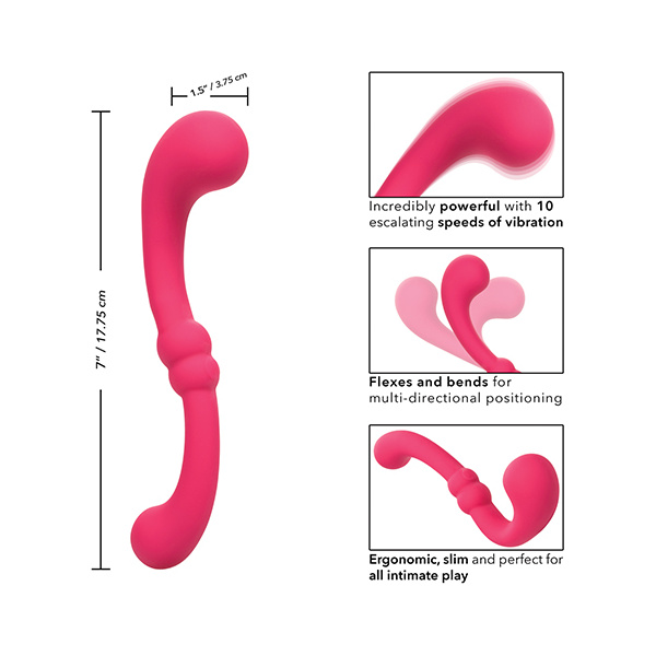 Pretty Little Wands Curvy Massager - Pink - Image 5