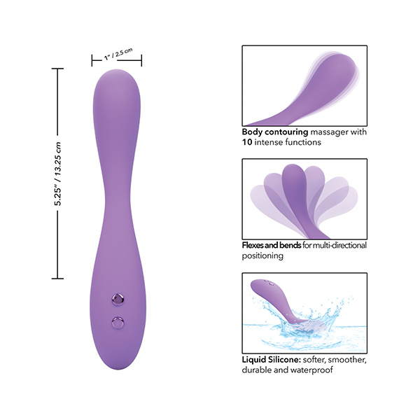 Contour Demi Flexible Massager - Purple - Image 3