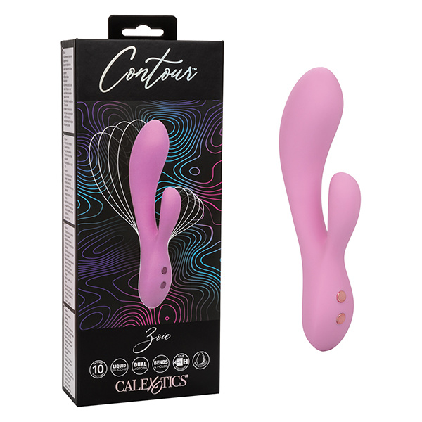 Contour Zoie Flexible Dual Massager - Pink