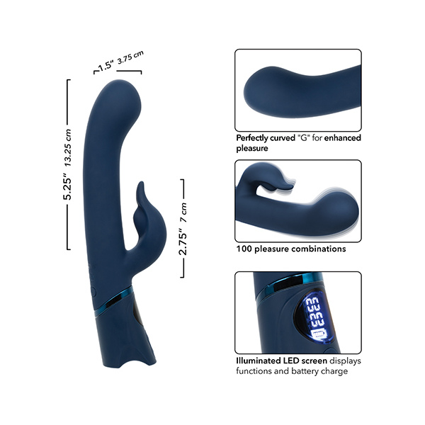 Orgasmatron Digital G-Teaser Vibrator - Blue - Image 3