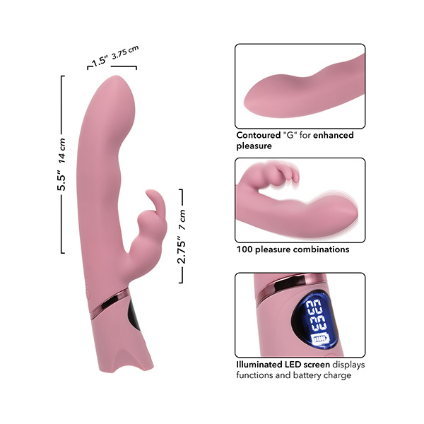 Orgasmatron Digital G-Bunny Vibrator - Pink - Image 4