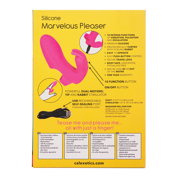 Mini Marvels Silicone Marvelous Pleaser - Pink - Image 5