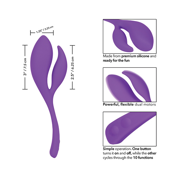 Mini Marvels Silicone Marvelous Climaxer - Purple - Image 2