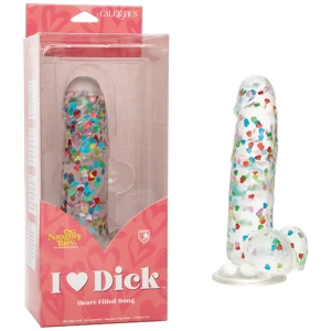 Naughty Bits I Love Dick Heart Filled Dong - Multicolor