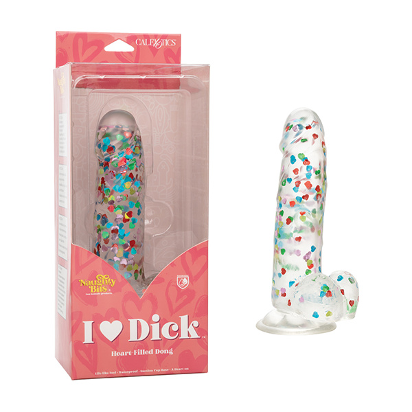 Naughty Bits I Love Dick Heart Filled Dong - Multicolor