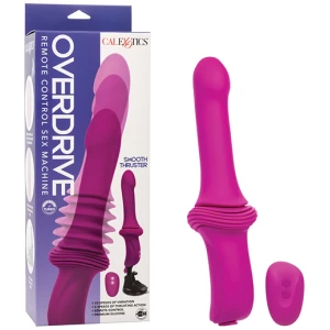Overdrive Smooth Thruster Remote Control Sex Machine - Fuchsia-Black
