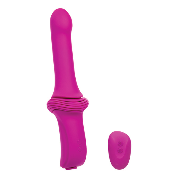 Overdrive Smooth Thruster Remote Control Sex Machine - Fuchsia-Black - Image 4