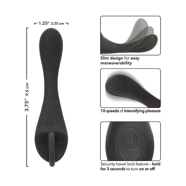 Dr. Joel Kaplan Rechargeable Prostate Locator - Black - Image 5
