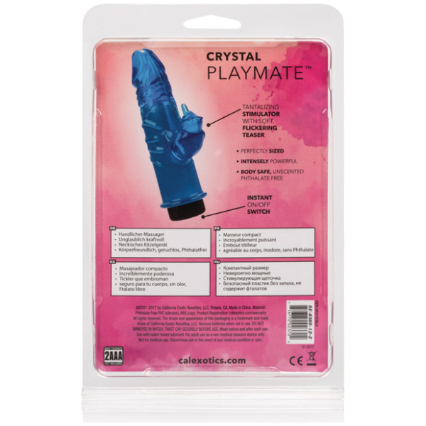 3" Crystal Playmate - Blue - Image 4