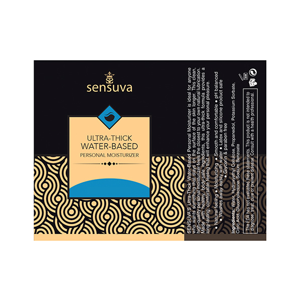 Sensuva Ultra Thick Water Based Personal Moisturizer - 1.93 oz Unscented - Image 2