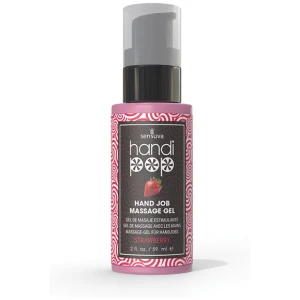 Handipop Hand Job Massage Gel - 2 oz Bottle Strawberry