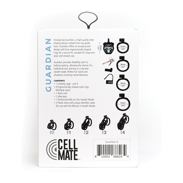 Sport Fucker Cellmate Guardian Chastity Cage - Black - Image 4