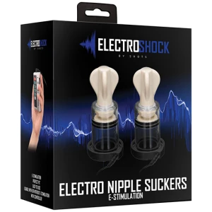 Shots Electroshock Nipple Suckers - Clear
