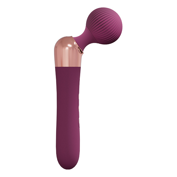 Shots Loveline Serenity Wand Massager - Burgundy - Image 4