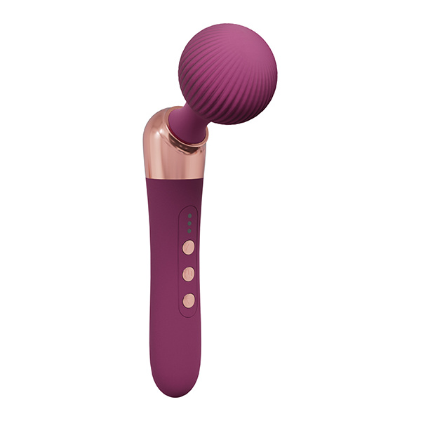 Shots Loveline Serenity Wand Massager - Burgundy - Image 3