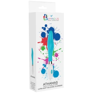 Shots Luminous Athamas Silicone 10 Speed Vibrator - Turquoise