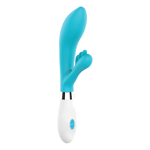 Shots Luminous Agave Silicone 10 Speed Rabbit - Turquoise - Image 3