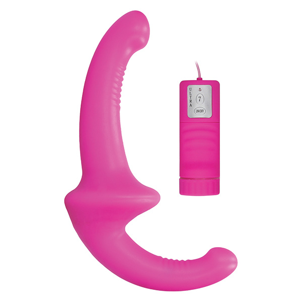 Shots Ouch Vibrating Silicone Strapless Strap On W/controller - Image 2