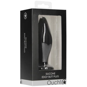 Shots Ouch Edgy Butt Plug - Black