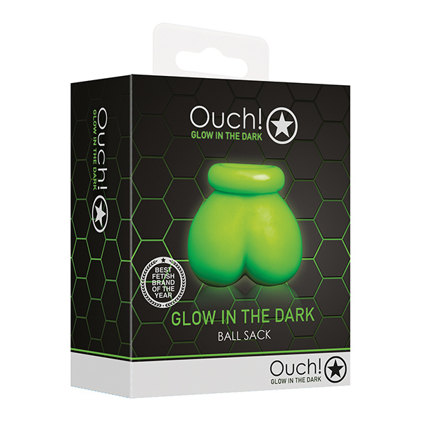 Shots Ouch Ball Sack - Glow in the Dark