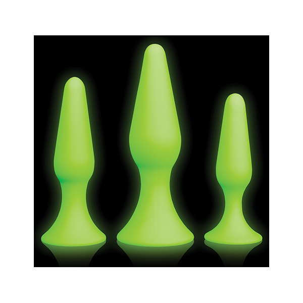 Shots Ouch Butt Plug Set - Glow in the Dark - Image 5