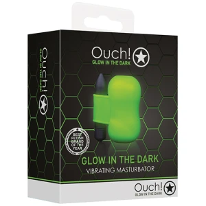 Shots Ouch Vibrating Masturbator - Glow in the Dark