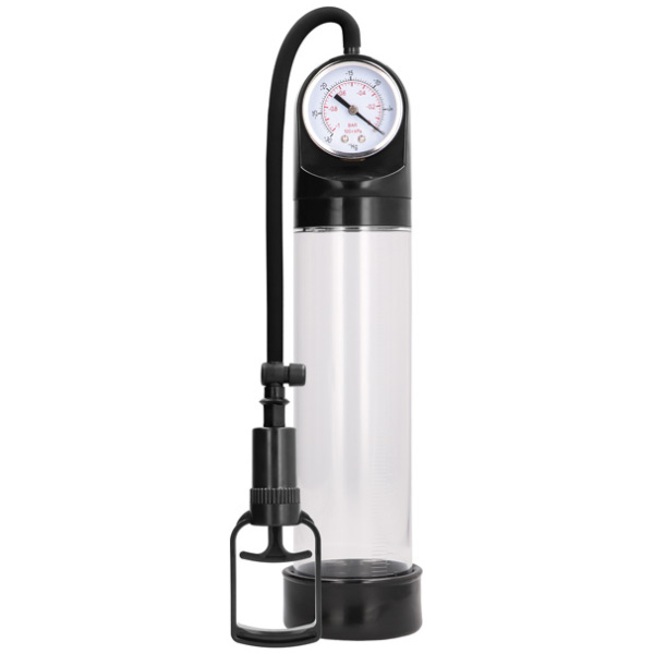 Shots Pumped Comfort Pump w-Advanced PSI Gauge - Transparent - Image 2