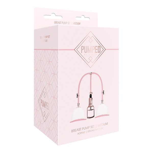 Shots Pumped Breast Pump Set - Medium Rose Gold