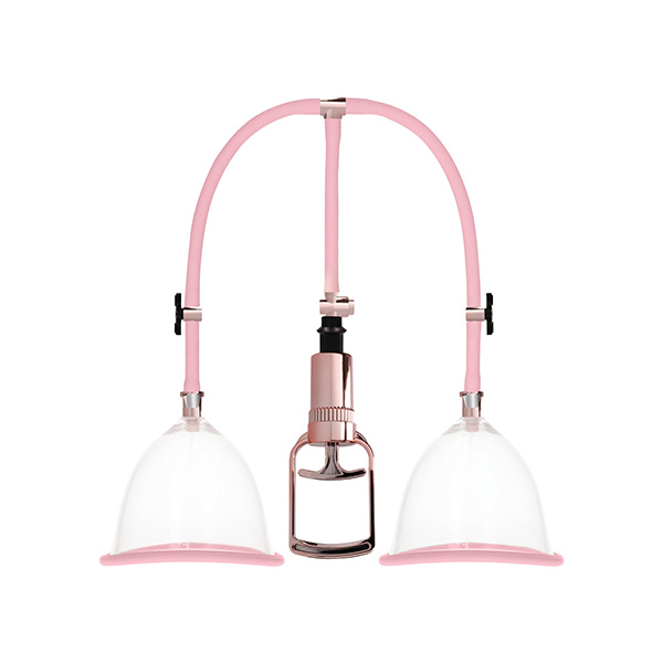 Shots Pumped Breast Pump Set - Medium Rose Gold - Image 2