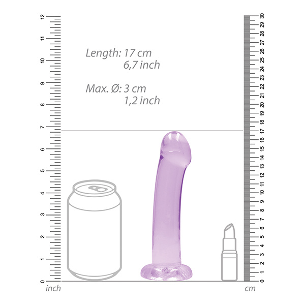 Shots Realrock Crystal Clear 7" Dildo - Image 5