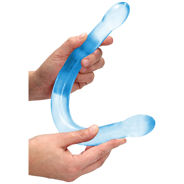 Shots Realrock Crystal Clear 17" Double Dildo - Image 2