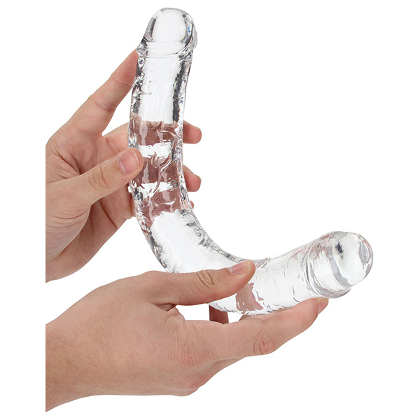 Shots Realrock Crystal Clear 14" Double Dildo - Image 3