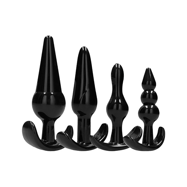 Shots Sono No. 8 Butt Plug - Black Set of 4 - Image 2