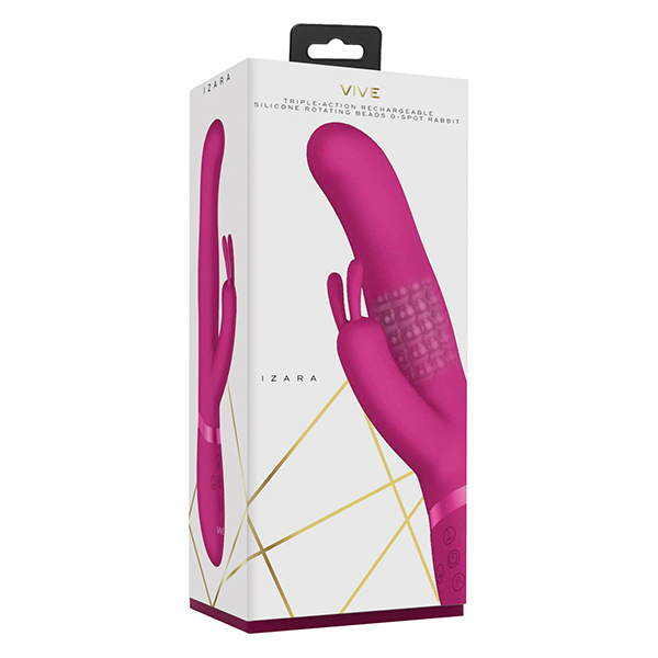Shots Vive Izara Rotating Beads Rabbit - Pink