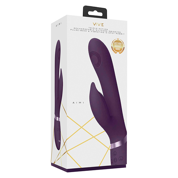 Shots Vive Aimi Pulse G-Spot Rabbit- Purple