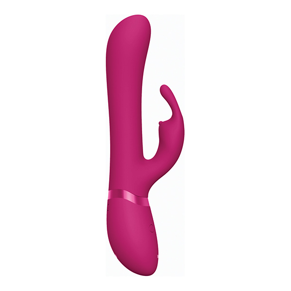 Shots Vive Chou G-Spot Rabbit w-Interchangeable Clitoral Attachments - Pink - Image 5