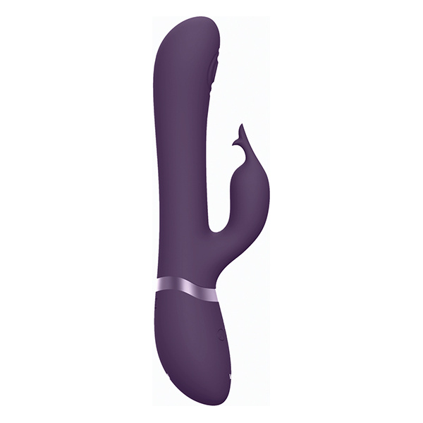 Shots Vive Etsu  Pulse G-Spot Rabbit w-Interchangeable Clitoral Attachments - Purple - Image 4