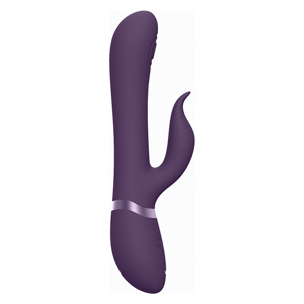 Shots Vive Etsu  Pulse G-Spot Rabbit w-Interchangeable Clitoral Attachments - Purple - Image 2