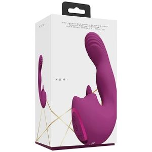 Shots Yumi Triple Action G-spot Vibrator & Stimulator