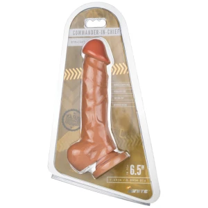 Major Dick Straight W/balls & Suction Cup Commander In Chief