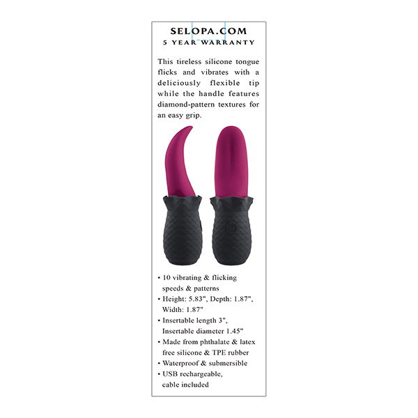 Selopa Tongue Teaser - Pink-Black - Image 4