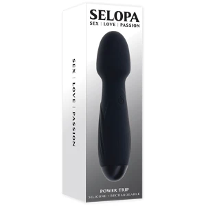 Selopa Power Trip Wand Vibrator - Black