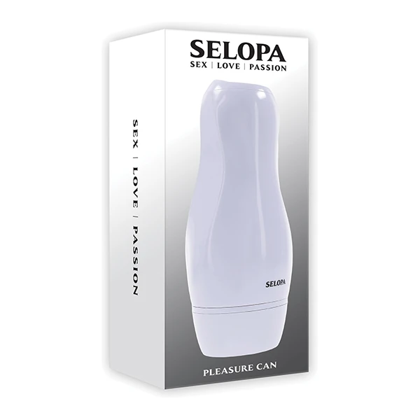 Selopa Pleasure Can Stroker - White