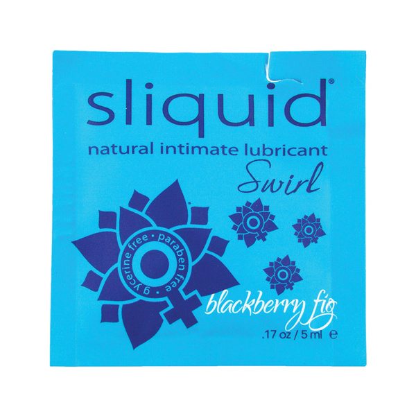 Sliquid Naturals Swirl Lubricant Pillow - .17 Oz