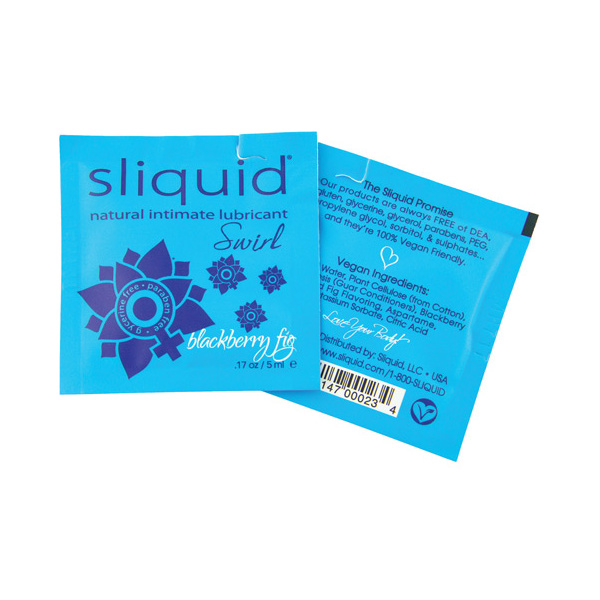 Sliquid Naturals Swirl Lubricant Pillow - .17 Oz - Image 2